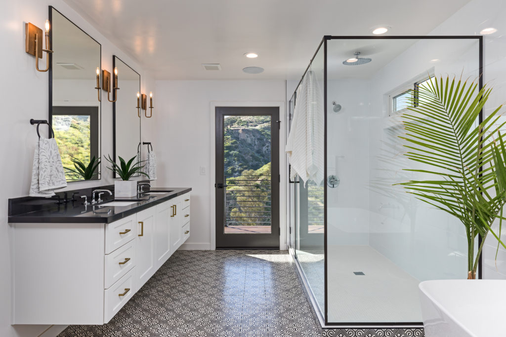 modern and clean bathroom