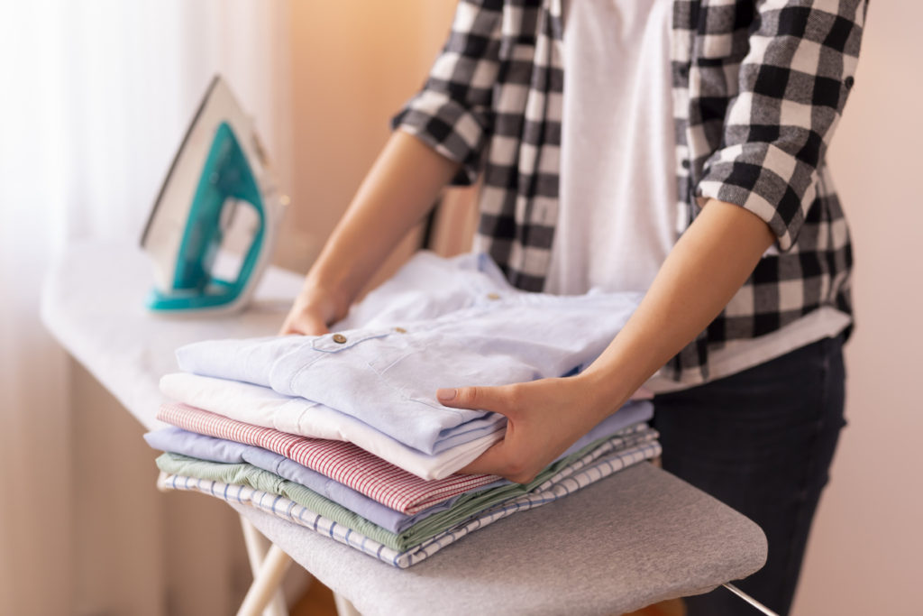 Folding clothes